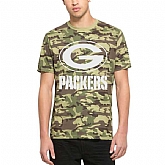 Men's Green Bay Packers Fresh Team Logo Camo Short Sleeve T-Shirt FengYun,baseball caps,new era cap wholesale,wholesale hats